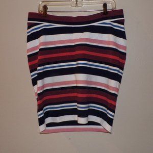 Summer & Sage striped Skirt maternity